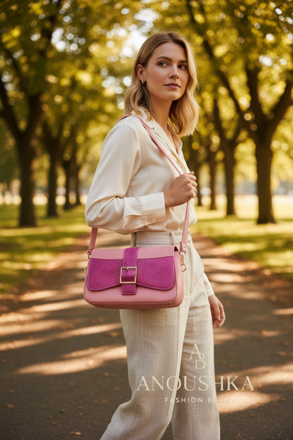 Juanita Crossbody Bag (Pink)
