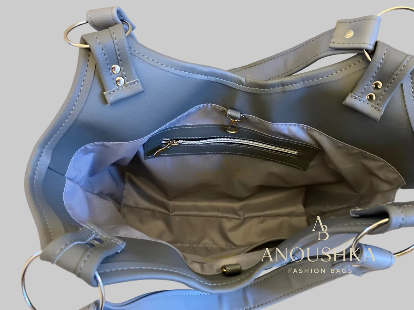 Talise feminine Tote Bag(Grey)