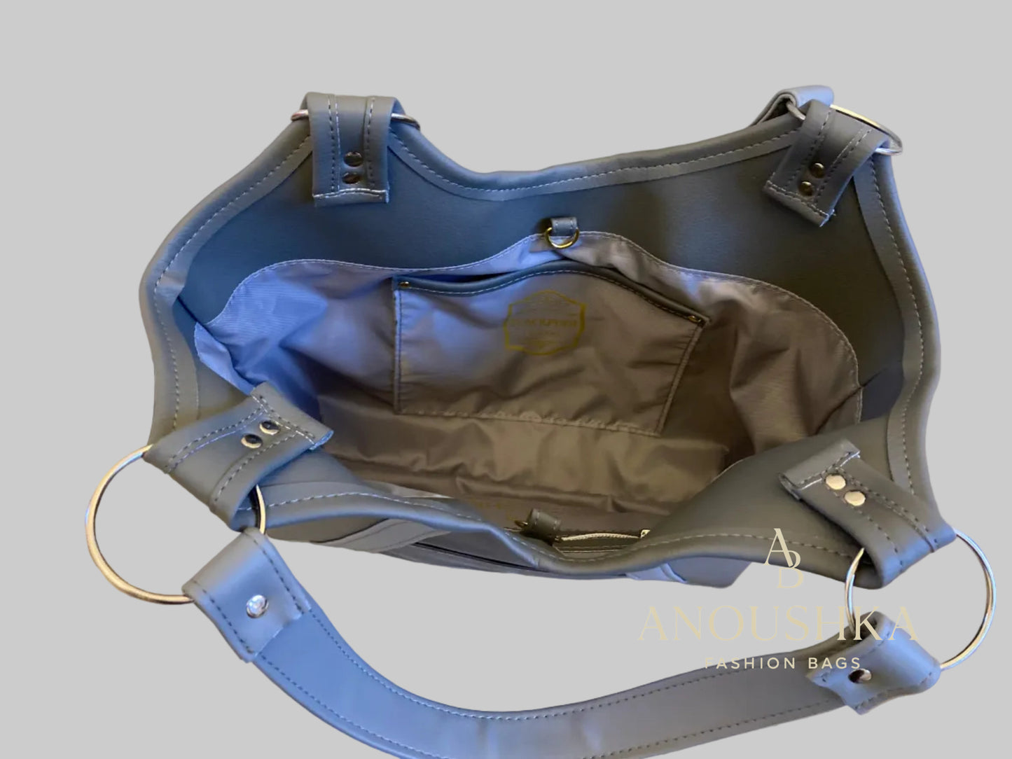 Talise feminine Tote Bag(Grey)