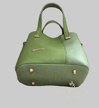 Soraya Divider Handbag(Green)
