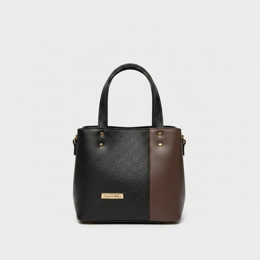 Soraya Divider Handbag(Brown)