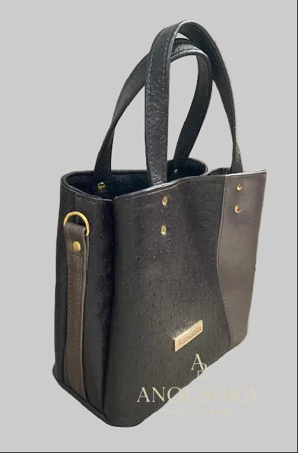 Soraya Divider Handbag(Brown)