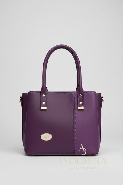 Soraya Divider Handbag(Purple)