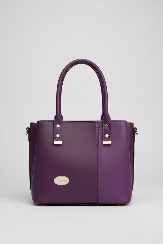 Soraya Divider Handbag(Purple)