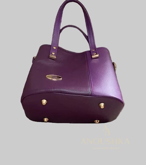 Soraya Divider Handbag(Purple)