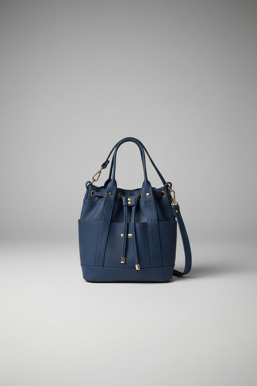 MARZIA Bucket Bag (Blue)