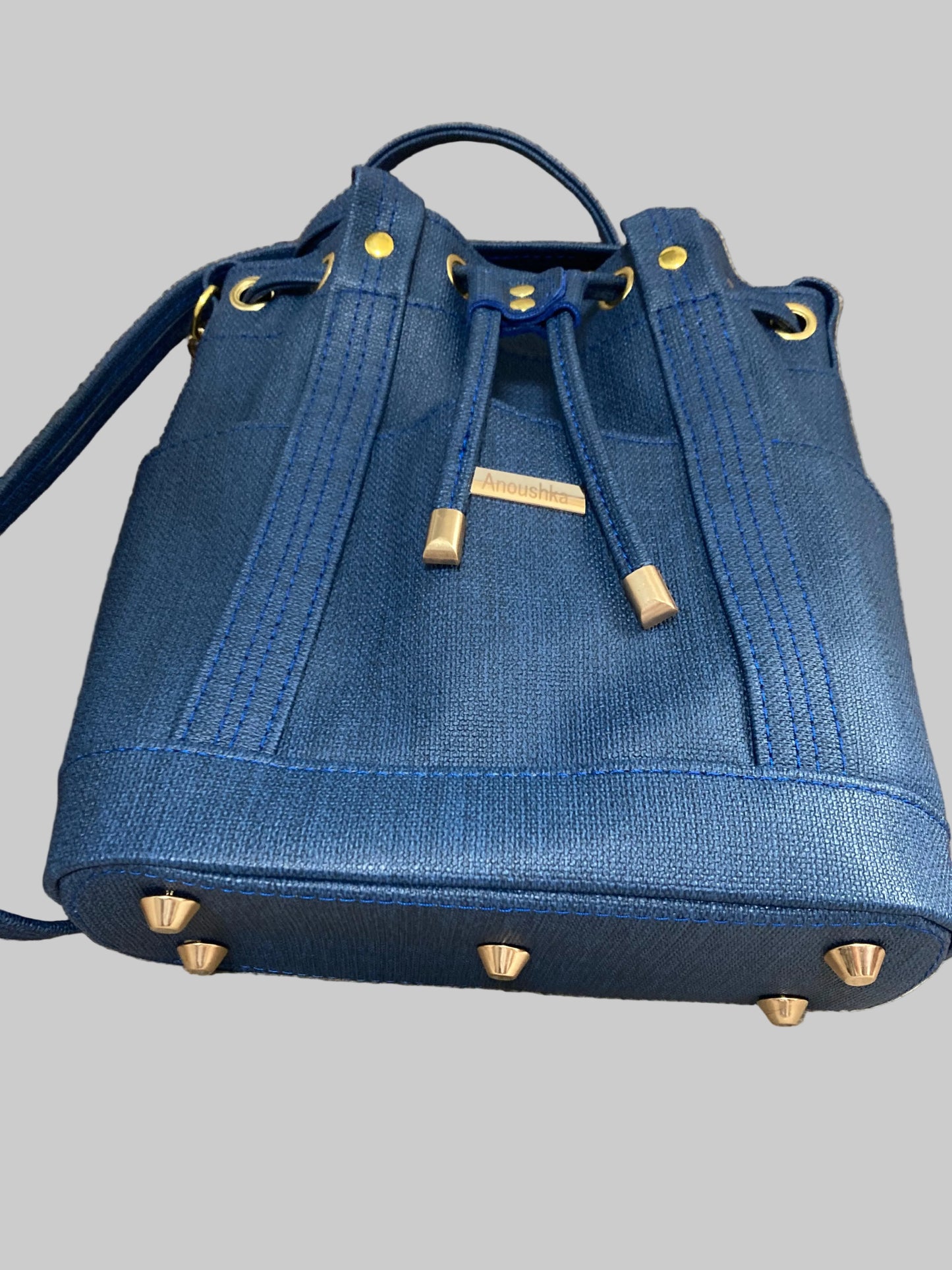 MARZIA Bucket Bag (Blue)