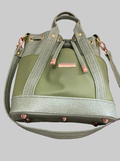 MARZIA Bucket Bag (Green)