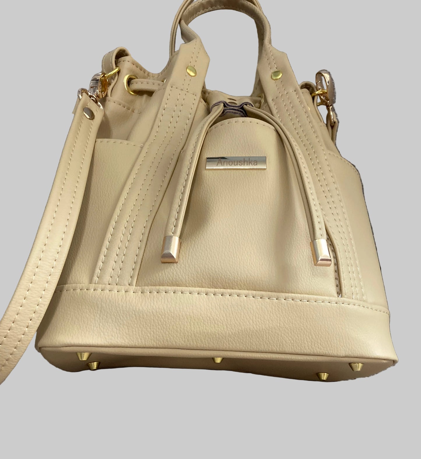MARZIA Bucket Bag (Beige)