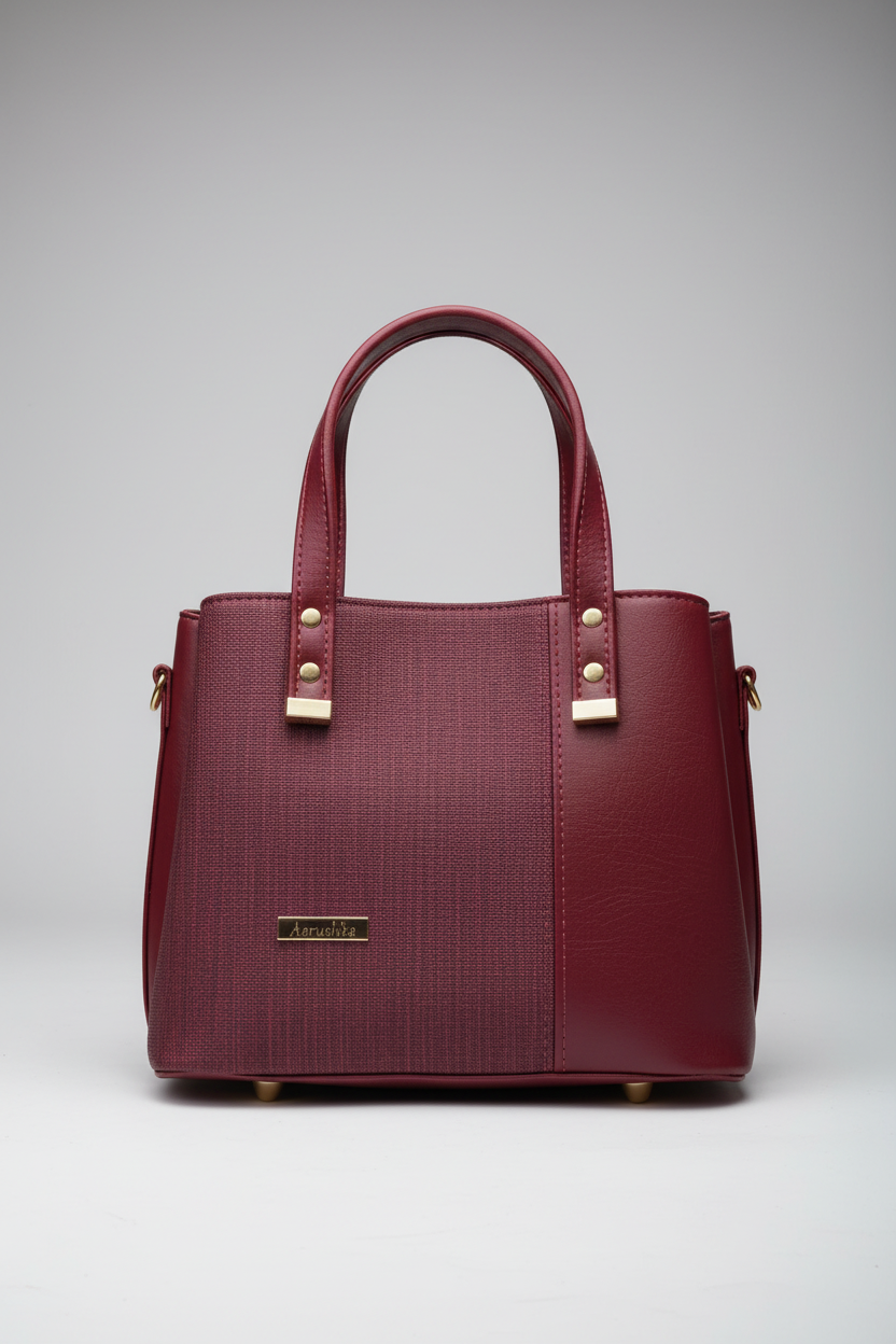 Soraya Divider Handbag (Red)