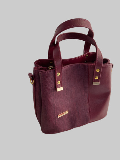Soraya Divider Handbag (Red)