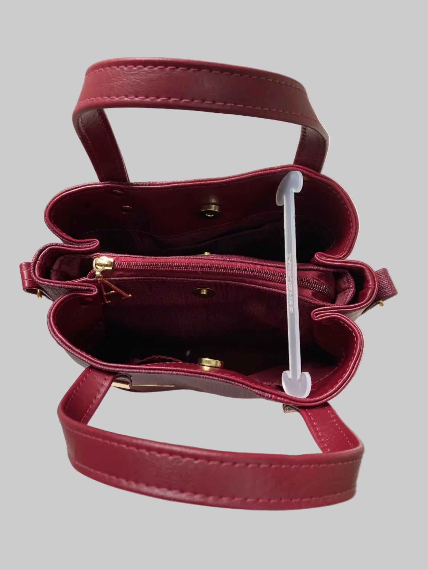 Soraya Divider Handbag (Red)