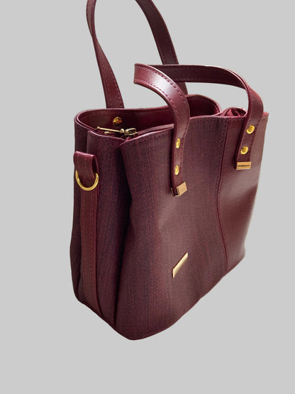 Soraya Divider Handbag (Red)