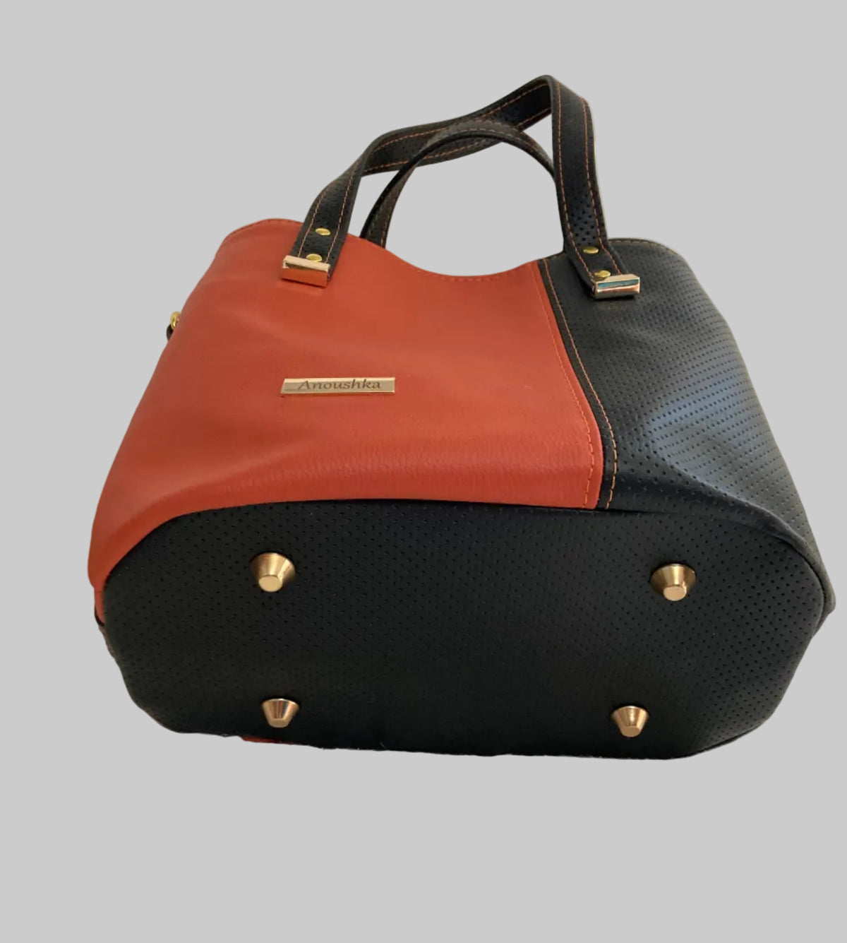 Soraya Divider Handbag (orange/Black)