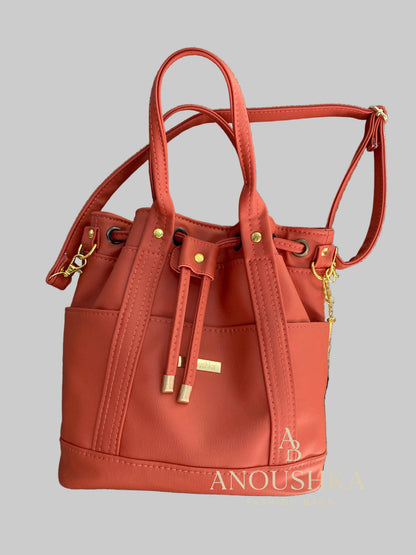 MARZIA Bucket Bag (Orange)