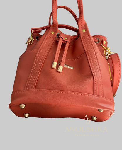 MARZIA Bucket Bag (Orange)