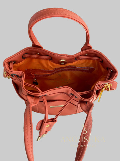 MARZIA Bucket Bag (Orange)
