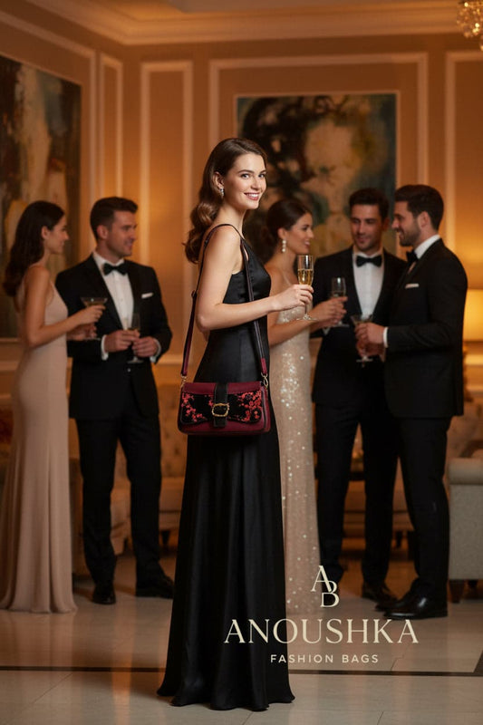 Juanita Crossbody Bag (Red/Floral)