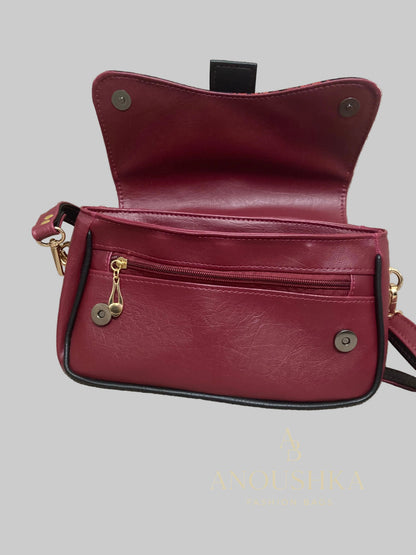 Juanita Crossbody Bag (Red/Floral)