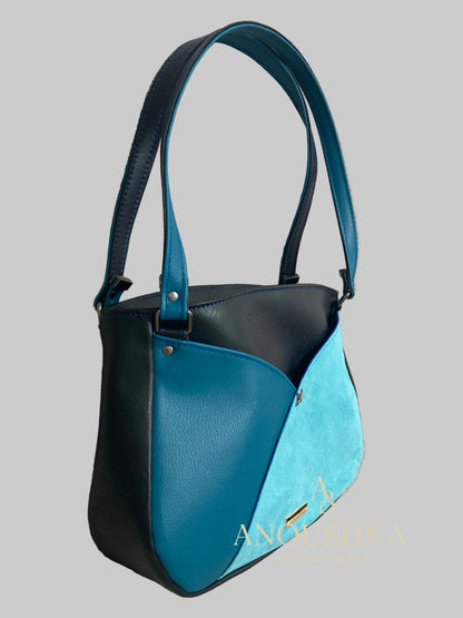Reverdie Shoulder Bag (Teal/Black)