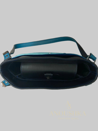 Reverdie Shoulder Bag (Teal/Black)