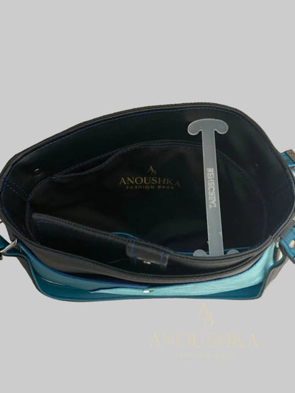 Reverdie Shoulder Bag (Teal/Black)