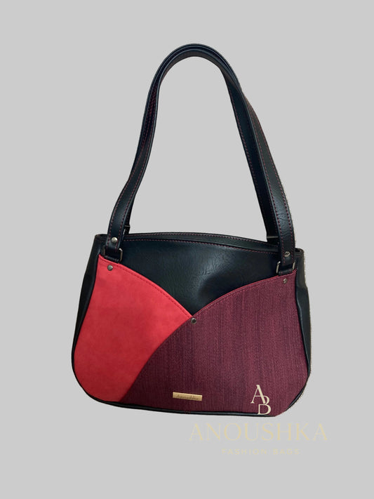Reverdie Shoulder Bag (Red/Black)