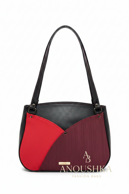 Reverdie Shoulder Bag (Red/Black)