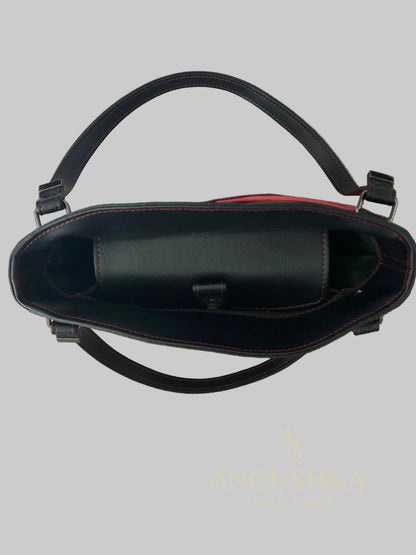 Reverdie Shoulder Bag (Red/Black)