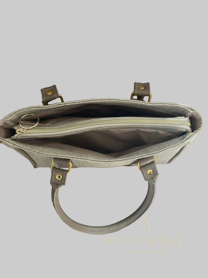 Sapphire Handbag (Beige)