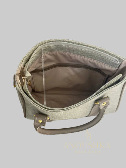 Sapphire Handbag (Beige)