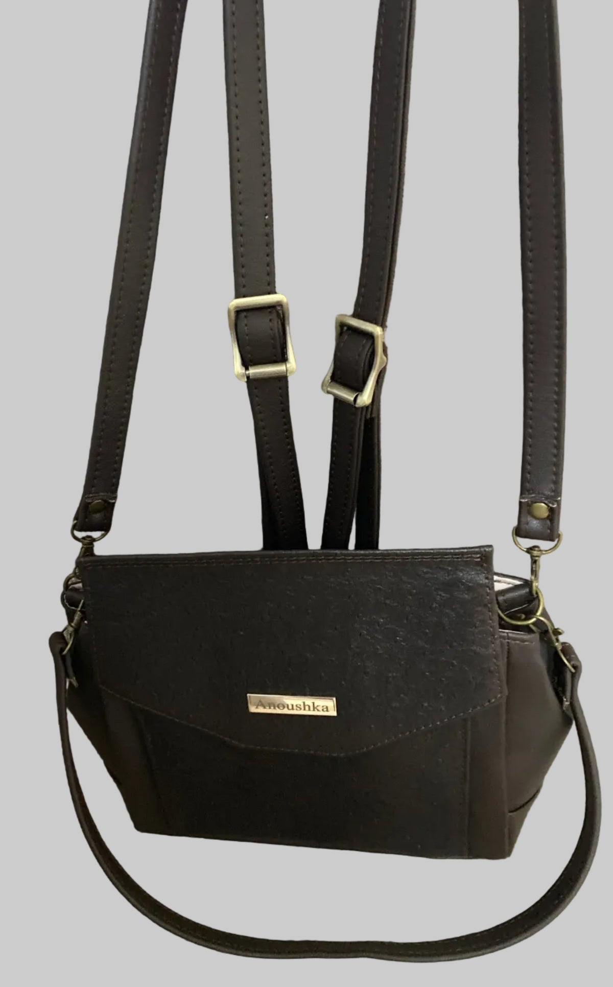 Brontide Convertible Bag (Brown)