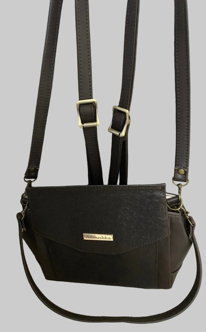 Brontide Convertible Bag (Brown)