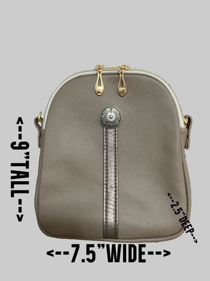 Delilah Dual Compartment Crossbody Bag