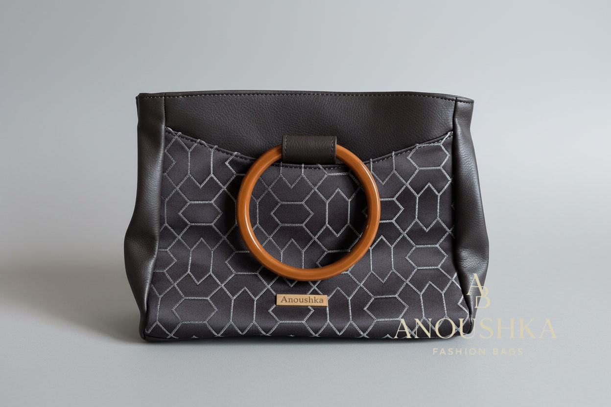 Anoushka Halo Luxury Tote Bag(Dark)