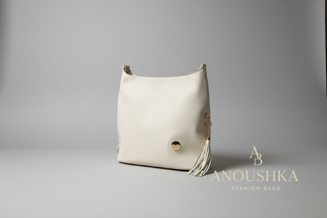 Super Slouch Handbag(White)