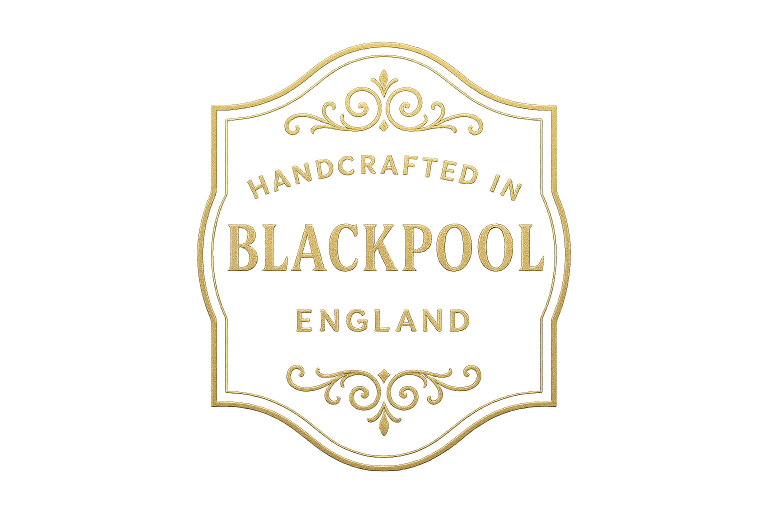 Handcrafted in Blackpool Badge